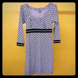 Ann Taylor Vintage Pattern Dress